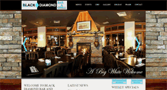 Desktop Screenshot of blackdiamondbarandgrill.com